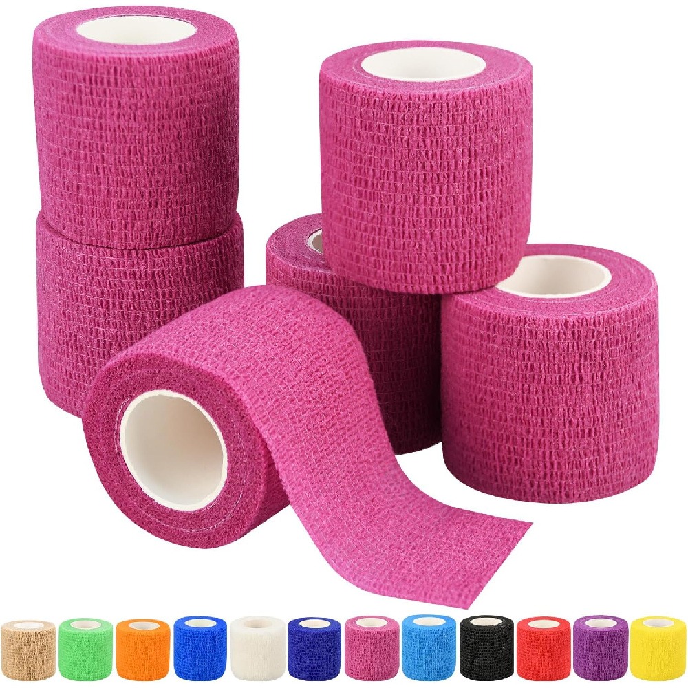 Finger Tape Athletic - 2 Pezzi di Bende Coesive Autoadesive,