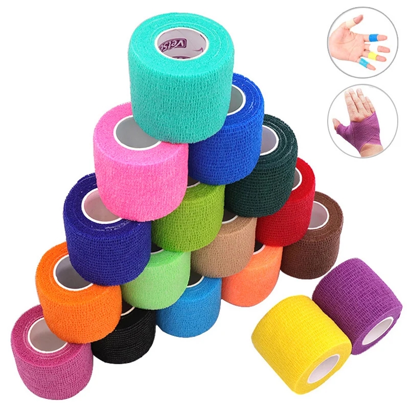 Finger Tape Athletic - Nastro Adesivo Elastico Nero per Atletica,