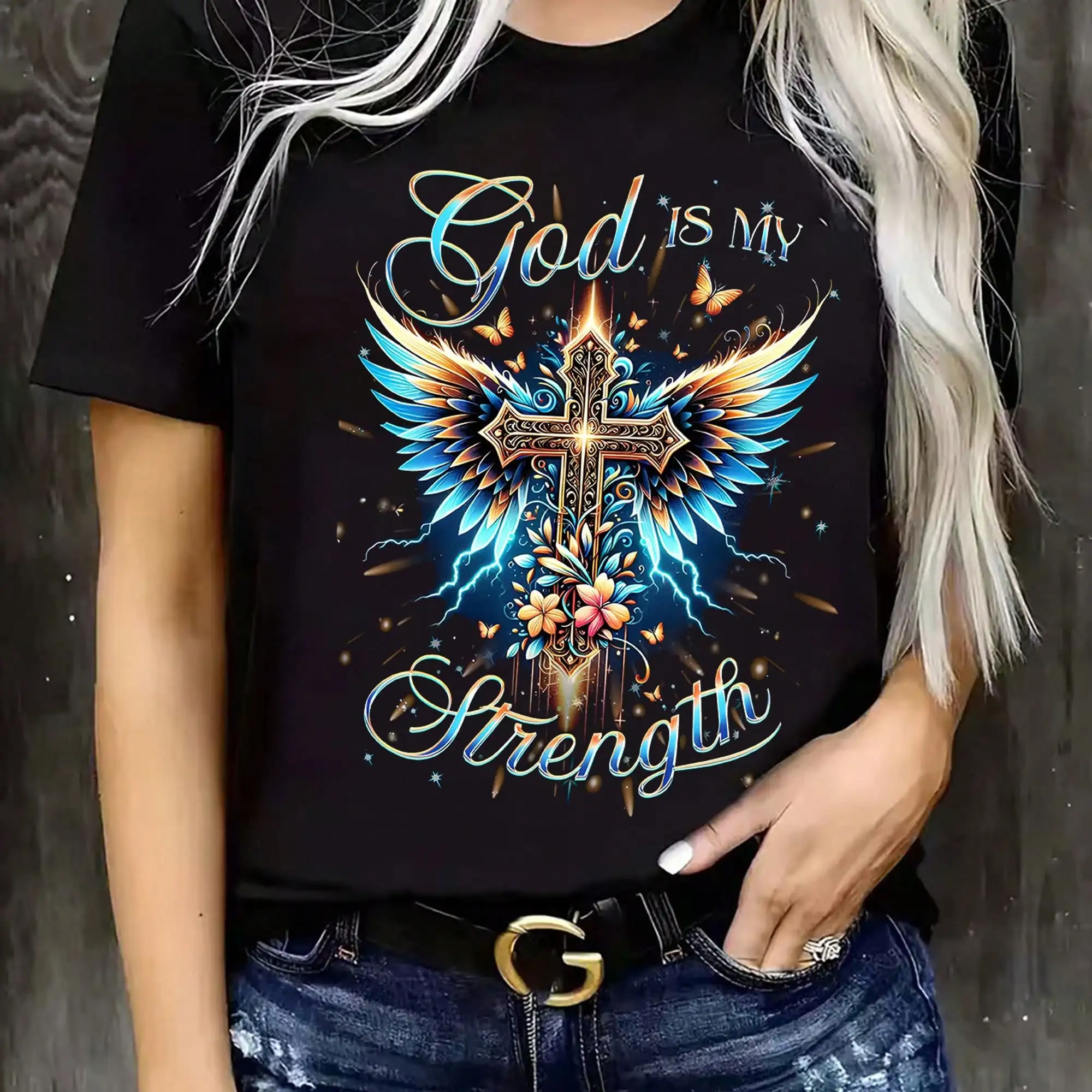 Crossfit Event - T-shirt da donna con stampa God