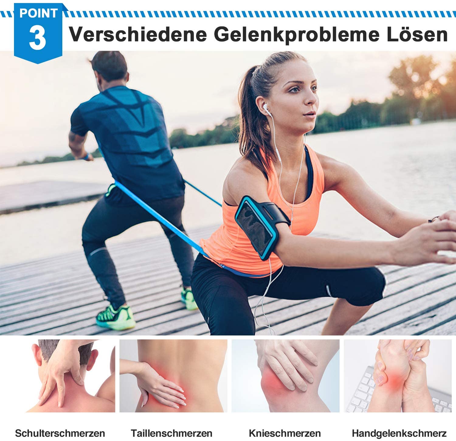 Fasce elastiche per fitness 3  - Finger Tape Athletic recensione e prezzo